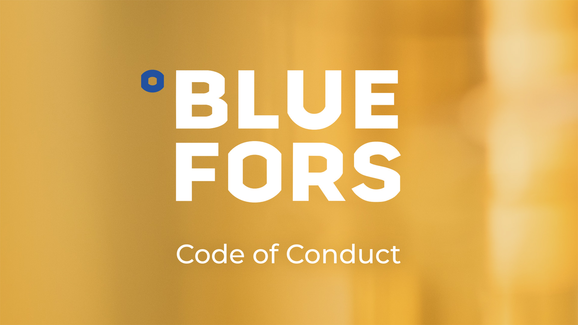 Bluefors Code of Conduct